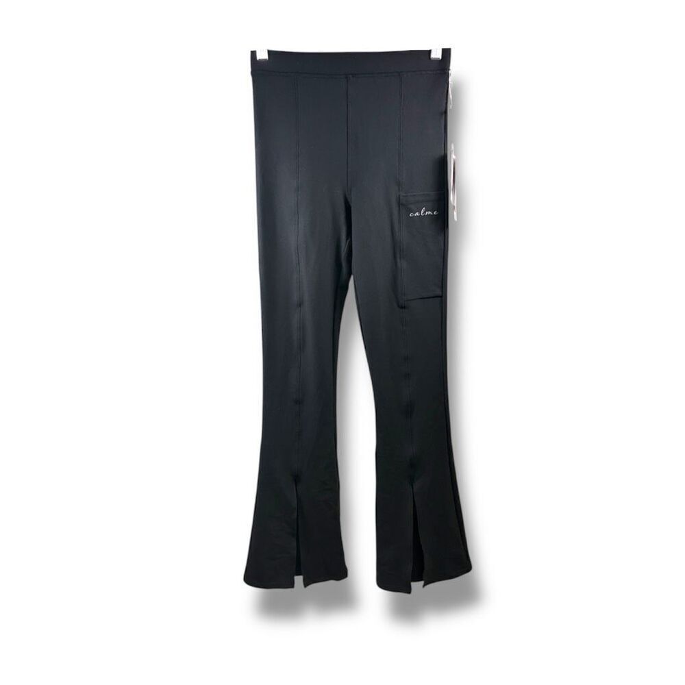 Johnny Was Calme NWT Ease Split Leg Flare Legging Color Ony Size S